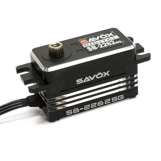 SAVOX Monster Torque Low Profile Steel Gear Servo 0.08sec / 347.2oz @ 7.4V SAVSB2262SG