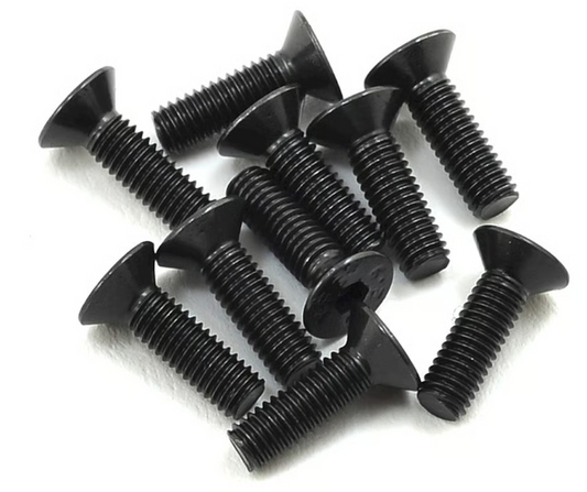 ProTek RC 3x10mm "High Strength" Flat Head Screws (10)