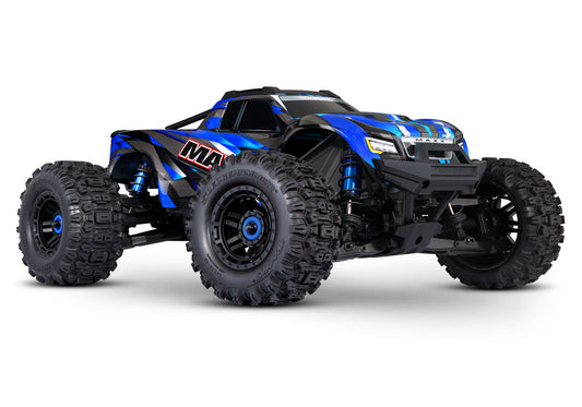 TRAXXAS MAXX WITH WIDEMAXX BLUE