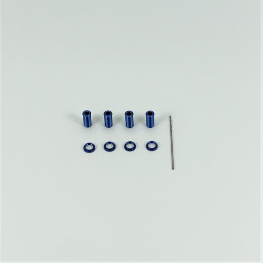 1RC Threaded Alum Shock Body Set, Blue, 18th Scale (4)Threaded Alum Shock Body Set, Blue, 18th Scale (4) 1RC5007