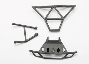 TRAXXAS Bumpers, front (1)/ rear (1)/ 2.5x14mm CS(2) (1/16 Slash)