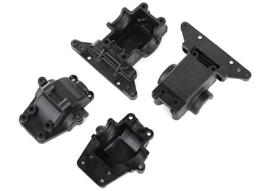 TRAXXAS Bulkhead, front & rear / differential housing, front & rear
