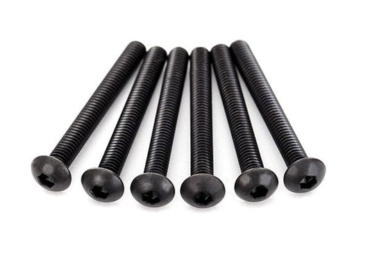 TRAXXAS SCREWS BUTTON-HEAD 4X30MM HEX