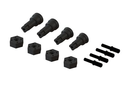 Arrma Wheel Axle and Hub Set B: GROM ARA311229